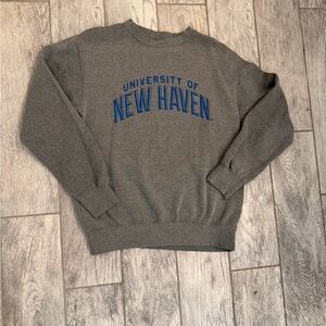 University of New Haven Gray Collegiate Crewneck Sweatshirt
